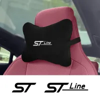 Car Seat Headrest Neck Pillow Auto Accessories For Ford ST Fiesta Focus Mk2 3 4 Edition Mondeo Fusion Ecosport Explorer Puma