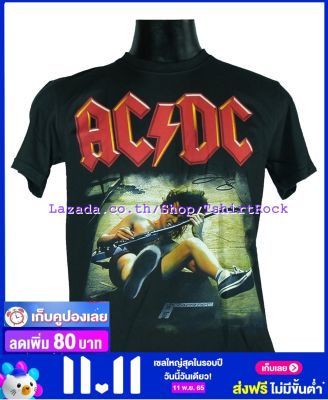 เสื้อวง AC/DC เสื้อยืดวงดนตรีร็อค เสื้อร็อค เอซี/ดีซี ADC1365 ส่งจากไทย