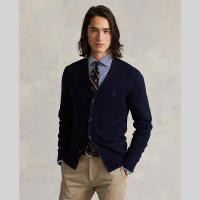 Polo Ralph Lauren CARDIGAN Slim Fit Washable Merino Wool Cardigan เสื้อคาร์ดิแกน รุ่น MNPOSWE16821223 สี 400 BLUE