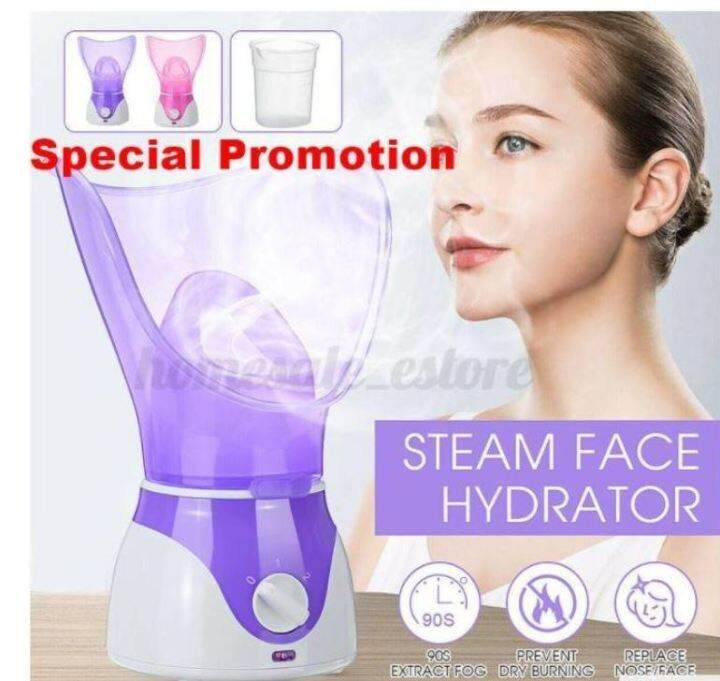 Sinus Steam Therapy Hot Steam Inhaler Facial steamer sauna Mist