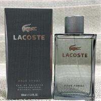 น้ำหอม Lacoste pour homme edt 100ml กล่องซีล ของแท้ 100% รับประกัน