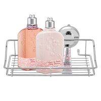 【HOT】۩☍✵  Lock Shower Shelf Rust Basket Rack Shampoo Cup