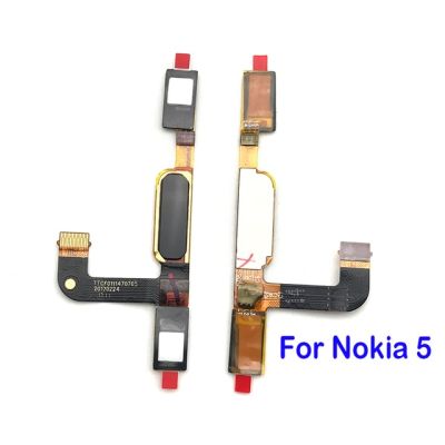 ริบบิ้นสายเคเบิลงอได้ปุ่มเซ็นเซอร์ลายนิ้วมือสำหรับ Nokia 6/5อะไหล่