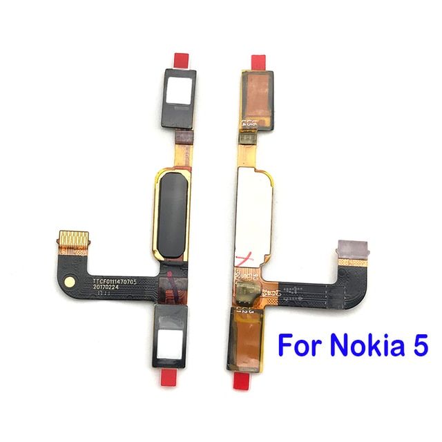 ริบบิ้นสายเคเบิลงอได้ปุ่มเซ็นเซอร์ลายนิ้วมือสำหรับ-nokia-6-5อะไหล่