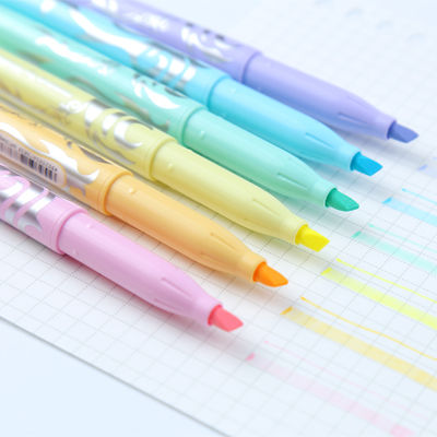 pilot-frixion-erasable-markers-6pcs-pas-highlighters-soft-color-erasable-pen-kawaii-stationery-scrapbooking-pens-for-school