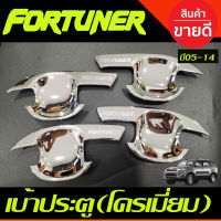 เบ้ารองมือเปิดประตู ชุบโครเมี่ยม TOYOTA FORTUNER 2005 2006 2007 2008 2009 2010 2011 2012 2013 2014 R