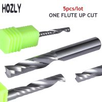 【DT】hot！ 5Pcs 3.175 4 5 6 8mm Flute Cutter End Mill Carbide router bit Wood Milling