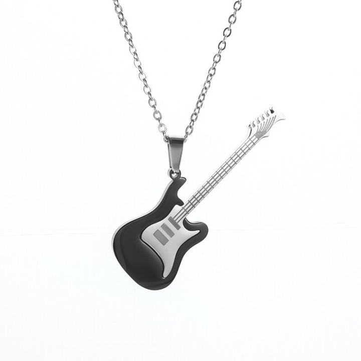 men-and-women-fashion-jewelry-stainless-steel-rock-electric-guitar-bass-pendant-necklace-for-music-lovers-jewelry-gifts