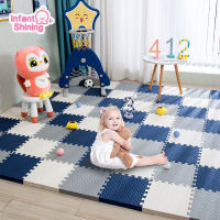 Infant Shining 30x30x1cm Baby Play Mat 36PCS Foam Puzzle Mats Kids Car EVA Baby Rugs Soft Exercise Tile Crawling Pad Baby Mat