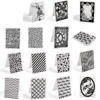 【hot】 10.5x14.5cm Embossing Folder Transparent Plastic Plates Design Paper Cutting Dies Scrapbooking Card