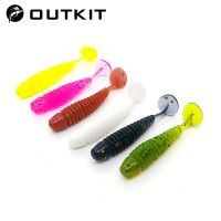 OUTKIT 10ชิ้น/ล็อต Wolers เหยื่อตกปลาแบบอ่อนขนาดเล็กเหยื่อนุ่ม3.5เซนติเมตร/4.5เซนติเมตรหนอนอ่อนเหยื่อตกปลาปลอมเบสปลาซิลิโคนเหยื่อ