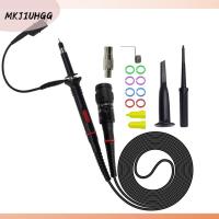 MKJIUHGG 200 MHz เครื่องแสดงคลื่นกระแสไฟฟ้าของ P2200 สีดำสีดำ 100:1 หัววัดคลิป คอนเนคเตอร์ ขั้วต่อ BNC