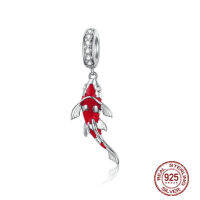 2023จัดส่งฟรี925 Silver Koi Fish Fish Bead เครื่องประดับสุดหรู Accessorieshot