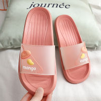 Womens Non-Slip Bathroom Soft Bottom Slippers Shoes Men Women Slippers Indoor English Printing Shoes