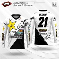 2023 design mens sports clothing Long sleeve t-shirt  motocross trail enduro trabas jersey husqvarna rockstar alpinstars custom name and number，Can be customization