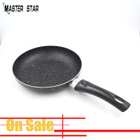 2021Master Star Fast Heat Fry Pan Classic Black Granite Coating Frying Pan Non-stick Gas Cooker Skillet Pans Cookware