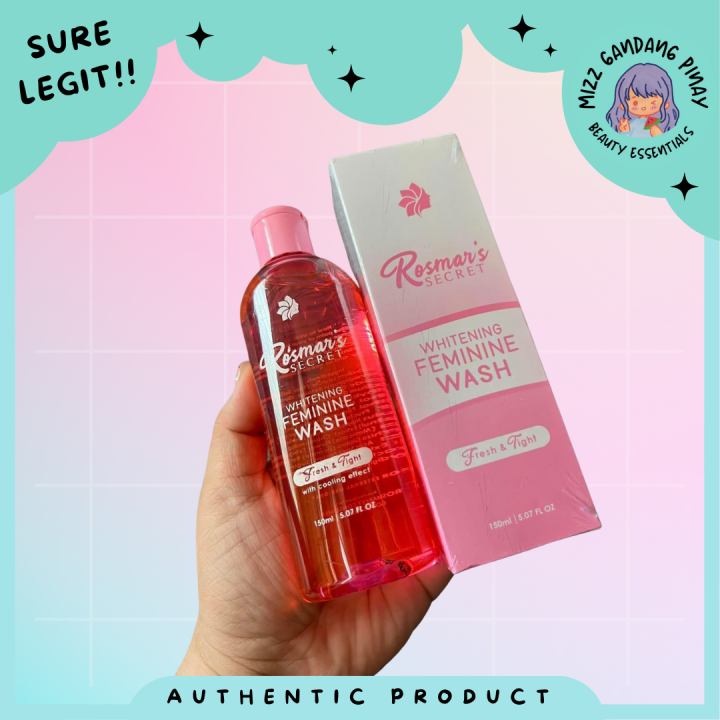 Rosmar's Secret Whitening Feminine Wash Fresh & Tight with Cooling Effect & Hydra Intimate