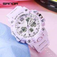 Sanda Women นาฬิกากันน้ำ LED Digital Sports Women Watch 942