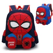 Spiderman Ba lô siêu anh hùng sinh viên cặp đi học phim hoạt hình 3D