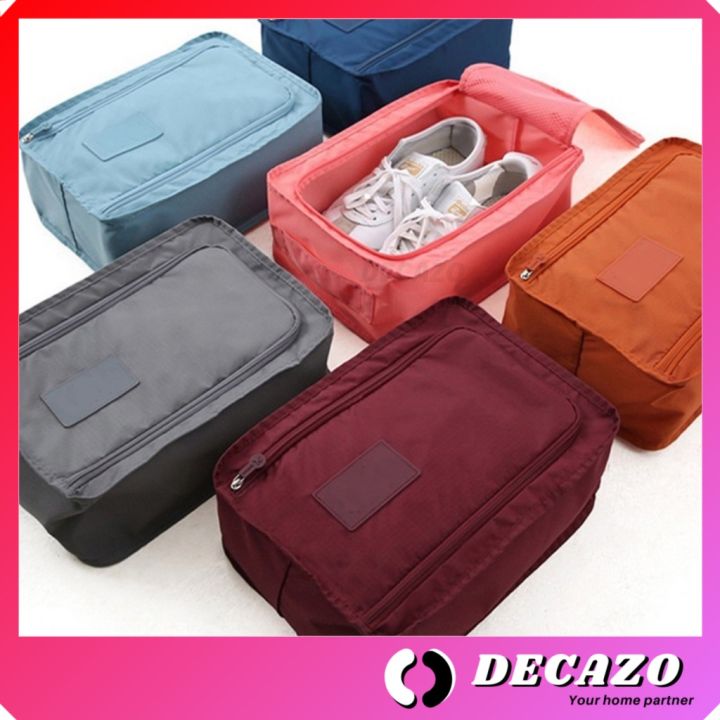 Portable Travel Zip Pouch Storage Shoe Bag Organizer Waterproof Storage Bags