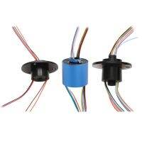 【HOT】﹊❆ 1PCS 2/4/6/8/12ch Wires 10A Hollow Shaft Hole 5-38.1mm D22-99mm Conductive Joint Electric Slipring