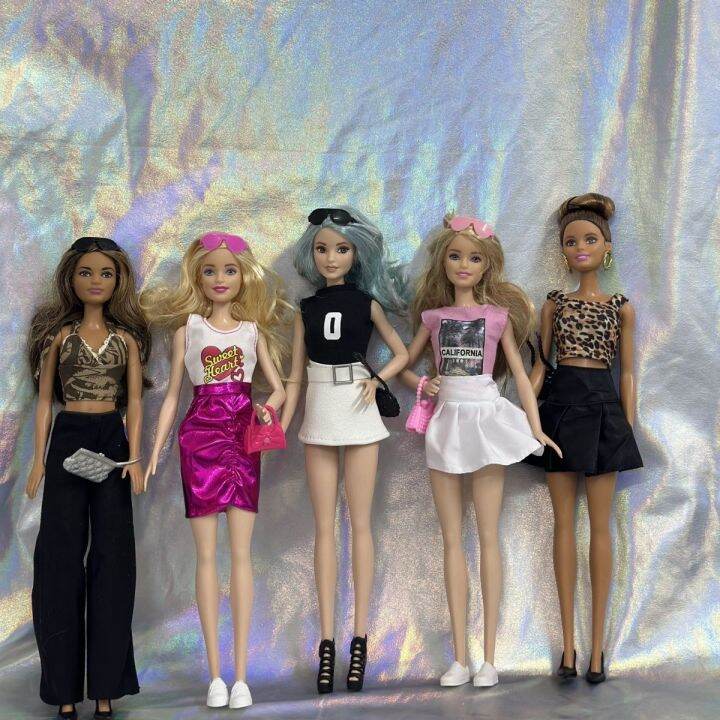 2023-การเชื่อมโยง-2-สินค้าจำนวนมากของ-mat-barbie-มีข้อบกพร่องเล็กน้อย-30cm-ตุ๊กตาบาร์บี้กับเสื้อผ้าอุปกรณ์เสริมสาวเล่นบ้านของเล่น