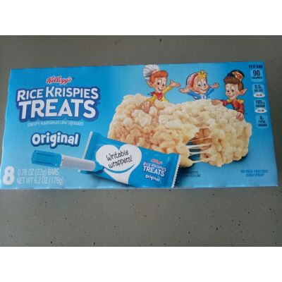 🔷New Arrival🔷 Kelloggs Rice Krispies Treats Original ข้าวพอง อบกรอบ แบบแท่ง เคลล็อกซ์ 176 กรัม 🔷🔷