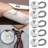 6Pcs/Lot Collar Extenders Metal Buttons Jeans Pants Waist Stretch Shirt Suit Tie Neck Expanders Flexible Lock Lengthen Buckle