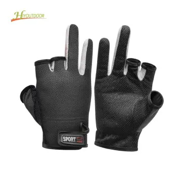 Shop (ready) 1pair Fishing Gloves Anti-slip 2 Cut Finger Breathable Sport  Cycling Mitten with great discounts and prices online - Apr 2024