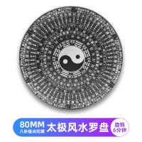 Chinese Style Fingertip Gyro Feng Shui Compass Tai Chi Big Finger Spinner Metal Decompression Artifact ADHD Relax Toy