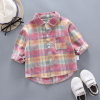 IENENS Spring Baby Clothes Children Cotton Shirts Long Sleeves Blouses 0-5 Years Boys Girl Tops Wear Kids Clothing