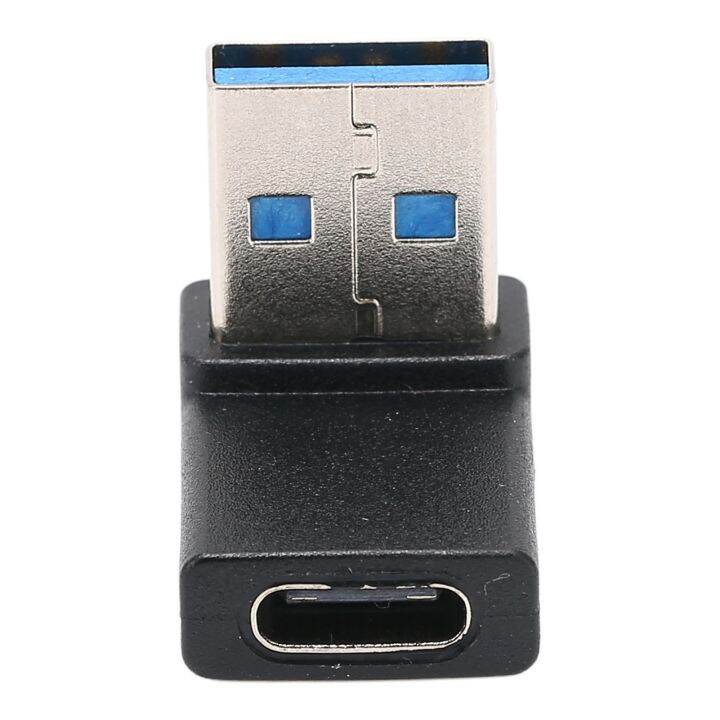 ชนิด-c-เป็น-usb-3-0อะแดปเตอร์ข้อศอกชนิด-c-แปลง90องศาสำหรับแฟลชไดรฟ์สองหัวความเร็วสูง