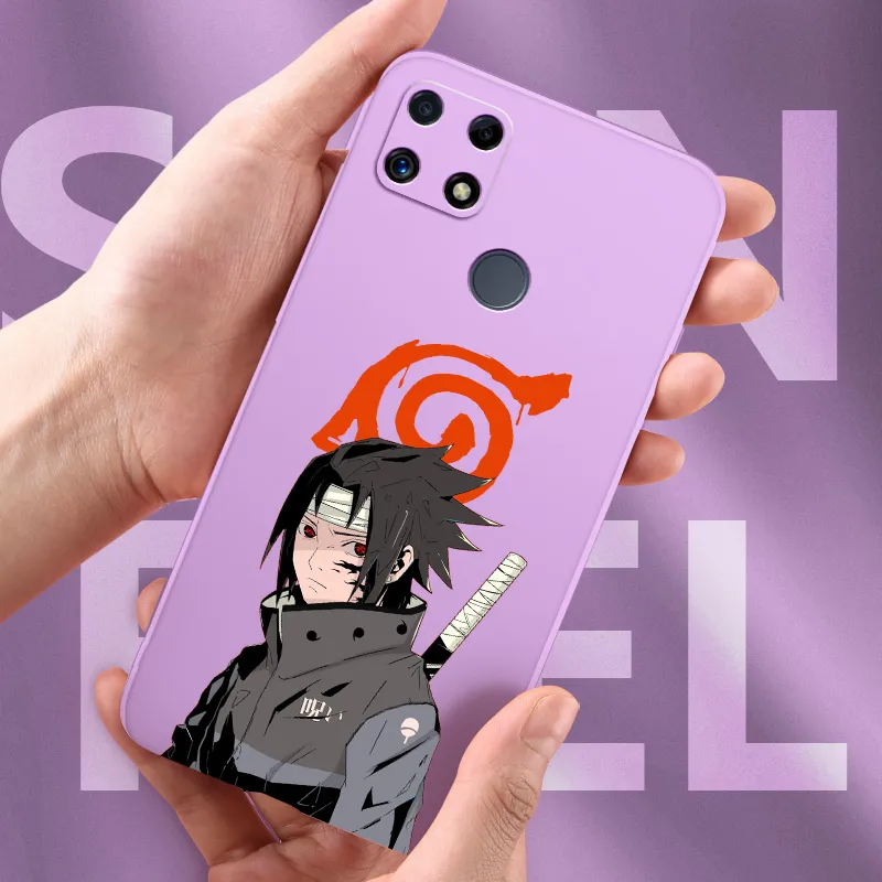 DIKRO Back Cover for realme C25, RMX3193, NARUTO, SHIPUDDEN, SUSUSKE,  UCHIHA, ANIME, BOY, NEON - DIKRO 