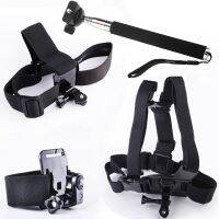 Monopod Mount Head Chest Wrist Strap Travel Kit For Sony Fdr-x3000v X1000 HDR-AS300 200V 100V HDR-AZ1 Action Camera Accessories