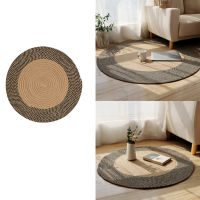 Japanese Style Woven Carpet Round Floor Mat Simple Mats Bedroom Living Room Sofa Floor Rugs