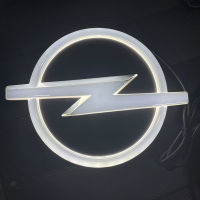 Suitable for Opel 4D car badge Andra LED light car logo light car logo white red blue 12V 133mm X 101mm