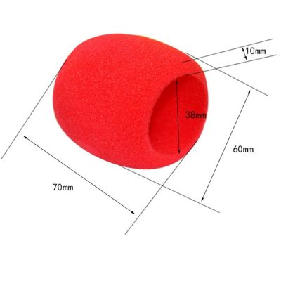 ”【；【-= 5 Pcs Solid Color Non-Disposable Microphone Dust Cover Thickened Microphone Cover Microphone Blowout Cover For KTV