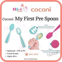 【hot sale】 ۩ C01 Coconi My First Pre Spoon 2pcs/Spoon Learn To Eat Baby Contents 2pcs