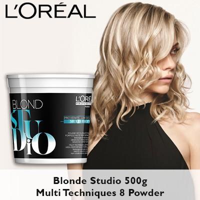 HCM]BỘT NÂNG SÁNG LOREAL BLOND STUDIO MULTI-TECHNIQUE 500G 