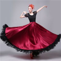 Flamenco Skirts Spanish Dress for Women Dance Costumes Gypsy Swing Skirt Chorus Stage Performance Spain Bullfighting Bigdance