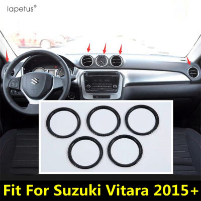 Lapetus Accessories For Suzuki Vitara 2015 -  Air Conditioning AC Outlet Vent Decoration Ring Molding Cover Kit Trim 5 Piece