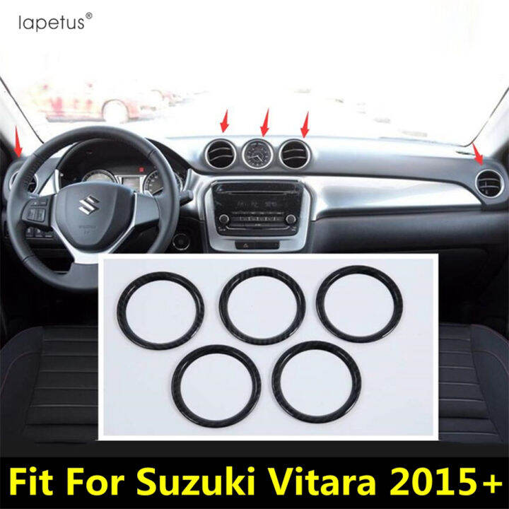 lapetus-accessories-for-suzuki-vitara-2015-air-conditioning-ac-outlet-vent-decoration-ring-molding-cover-kit-trim-5-piece