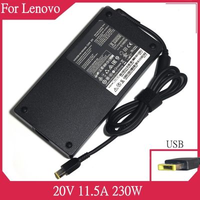 20V 11.5A USB 230W อะแด็ปเตอร์แล็ปท็อปไฟ AC สำหรับ Lenovo พยุหะ Y740 Y920 Y540 P70 P71 P72 P73 Y7000 Y7000P 00HM626ชาร์จ A940 Y9000K