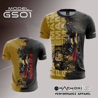 Rangeman Gshock Sublimation Jersey Tshirt Full Sublimation 3D Summer Short Sleeve Tee Cotton Top