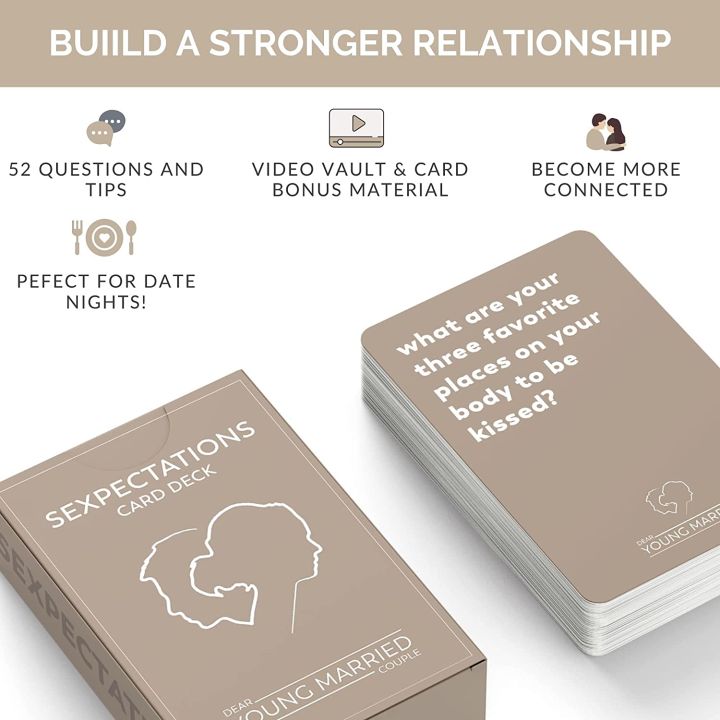 เกมไพ่คู่รัก-sexpectations-card-deck-conversation-starters-สำหรับคู่รัก52คำถามเกี่ยวกับความสนิทสนม