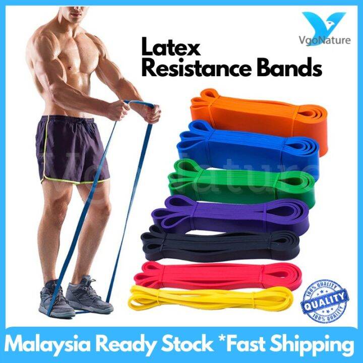 VgoNature Natural Latex Resistance Band Gym Elastic Tension Fitness