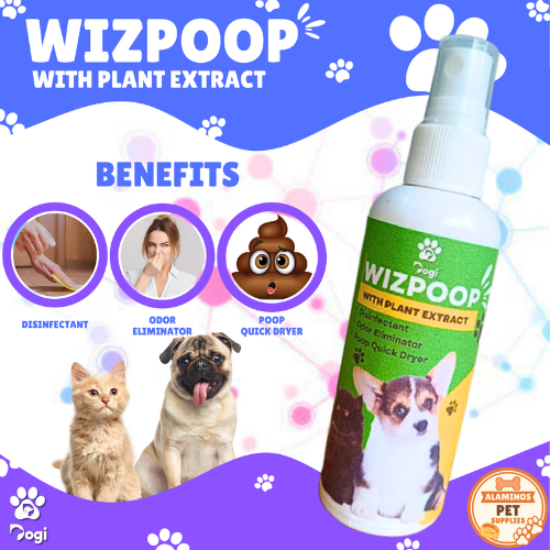 [APS] WIZPOOP 100mL/PLANT EXTRACT/DISINFECTANT/ODOR ELIMINATOR/POOP