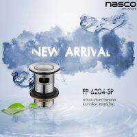 NASCO สะดืออ่างล้างหน้าแบบกด FP-6204-SP SUS 304