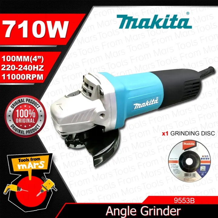 MAKITA Original Angle Grinder 4 710W 9553B TOOLS FROM MARS Lazada PH