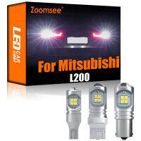 Zoomsee 2ชิ้น LED ย้อนกลับสีขาวสำหรับมิตซูบิชิ L200แพลตฟอร์มแชสซีไทรทัน MQ 2014-2020 C An BUS ภายนอกสำรองไฟท้ายหลอดไฟ